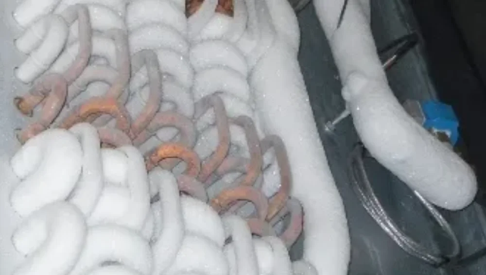 how to solve the frost ice in evaporator coil