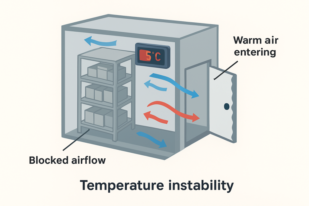 fixing coldroom temperature